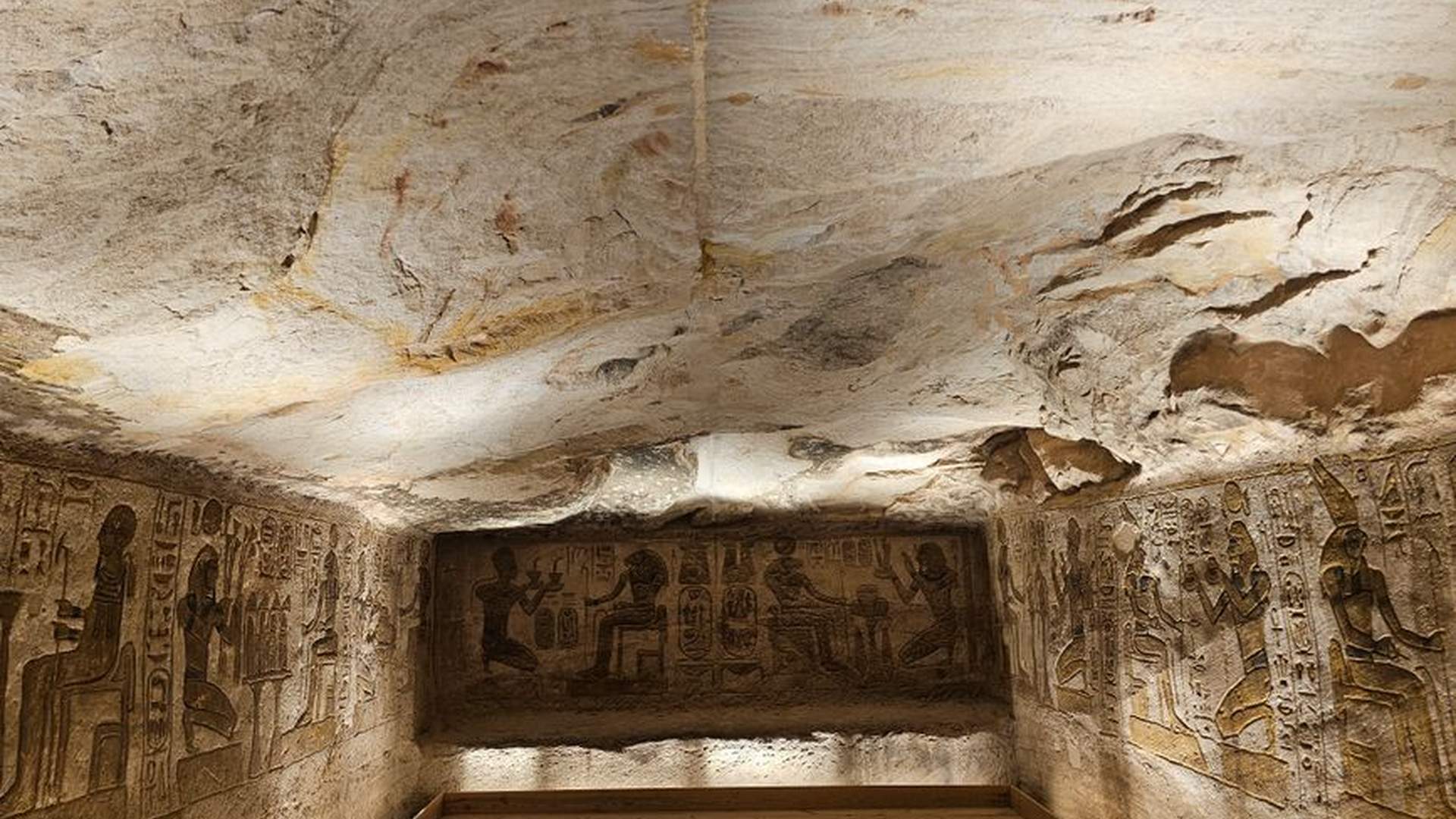 underground catacombs rock carvings ancient burial